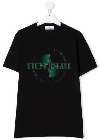 Stone Island Junior футболка с логотипом