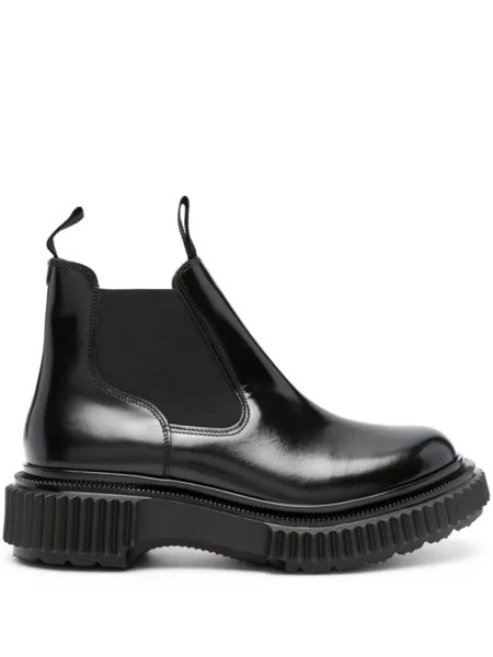 Adieu Paris Type 191 leather ankle boots, черный