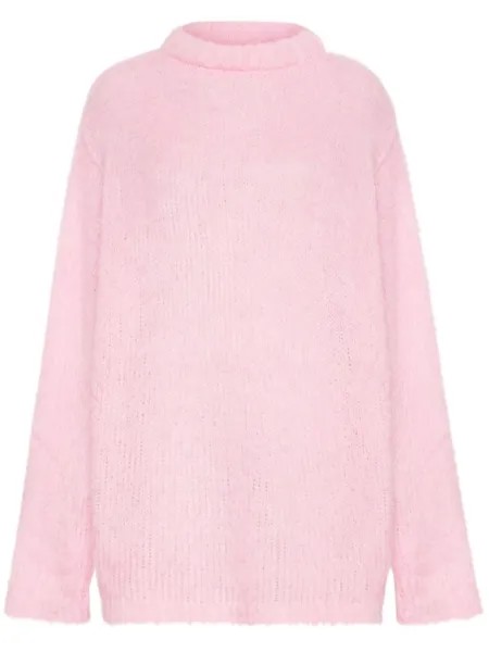 MM6 Maison Margiela джемпер оверсайз, розовый