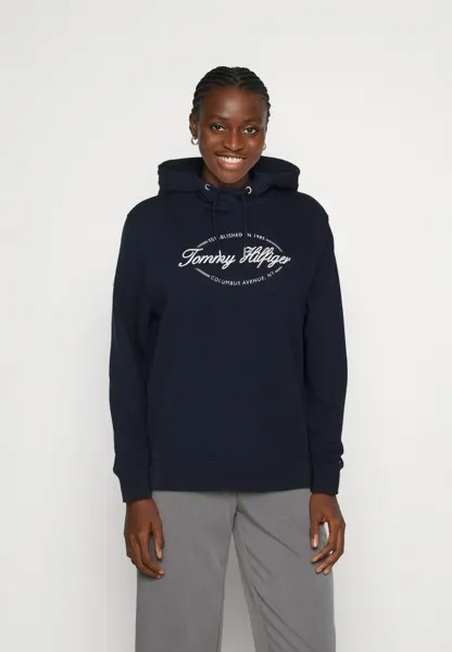 Толстовка SCRIPT HOODIE Tommy Hilfiger, цвет desert sky