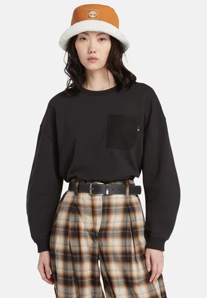 Толстовка Mix Media Color Block Crew Timberland, черный