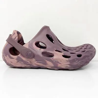 Повседневные туфли-сабо без шнуровки Merrell унисекс Hydro Moc фиолетовые с круглым носком, размер M 5,5 W 7