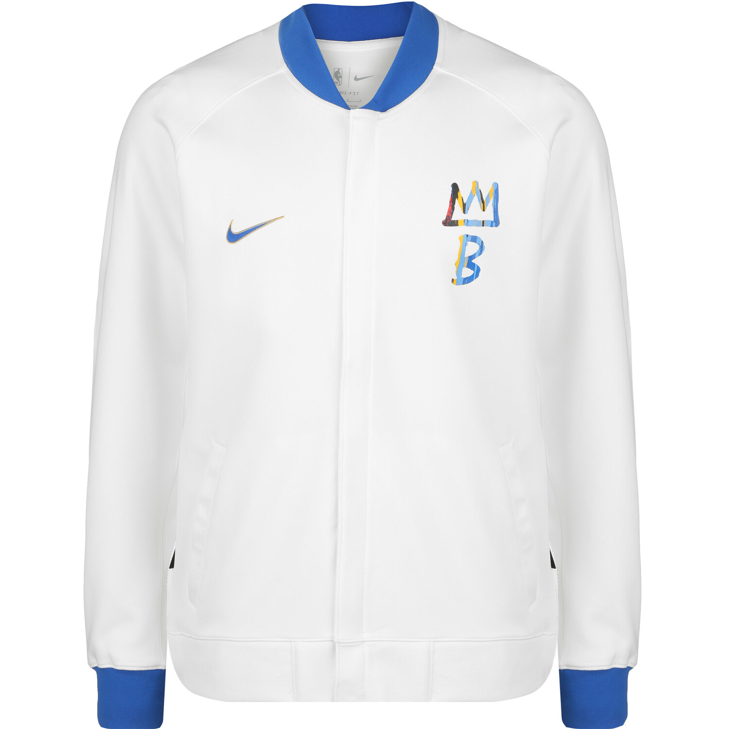 Спортивная куртка Nike Kapuzenjacke NBA Brooklyn Nets City Edition Showtime, белый