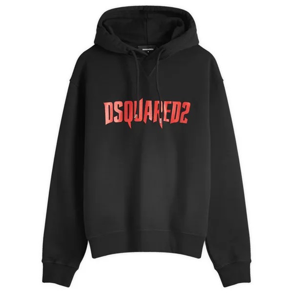 Худи Dsquared2 Chest Logo Hoodie, черный