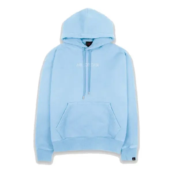 Толстовка Air Jordan Fleece Hoodie 'Ice Blue', синий
