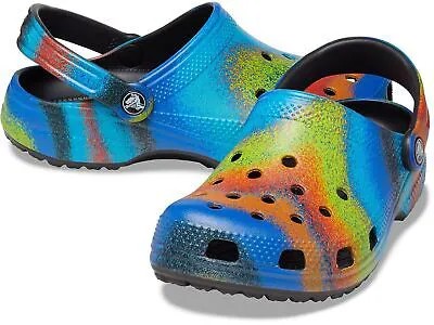 Сабо унисекс Crocs Classic Tie-Dye Clog с рисунком