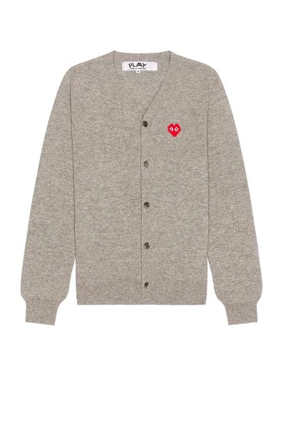 Кардиган Comme des Garçons Invader, цвет Light Grey