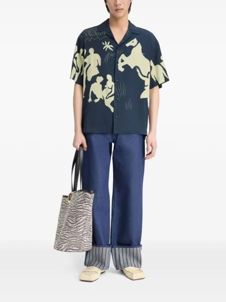 Jacquemus рубашка Simon, синий