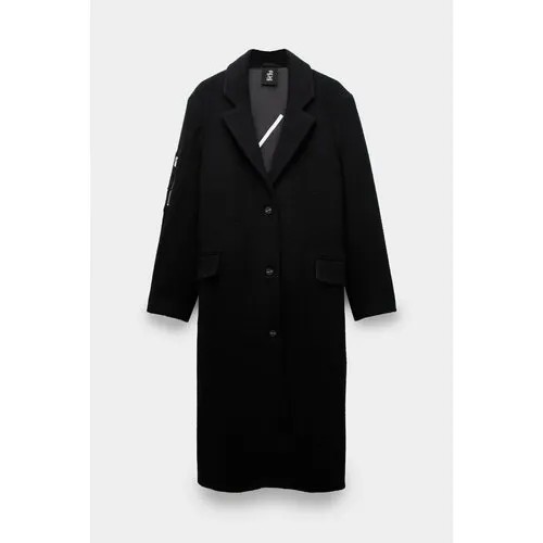 Пальто thom/krom coat w j 208, размер 40, черный