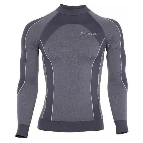 Лонгслив мужской Brubeck LS00980 Grey р. XXL