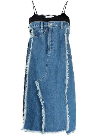 Ground Zero джинсовое платье с эффектом потертости