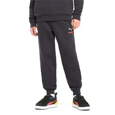 Puma Better Pants Youth Boys Черные повседневные спортивные штаны для мальчиков 84802075