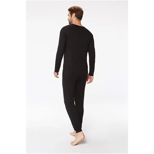 Футболка long sleeve мужская для ASKONA Night Skin сна цвет Черный L