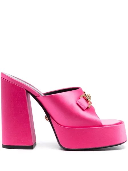 Versace мюли Aevitas 120 на платформе, розовый