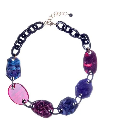Колье Moon Paris, Loriane, с акриловыми звеньями, ML-22.10-032 черный