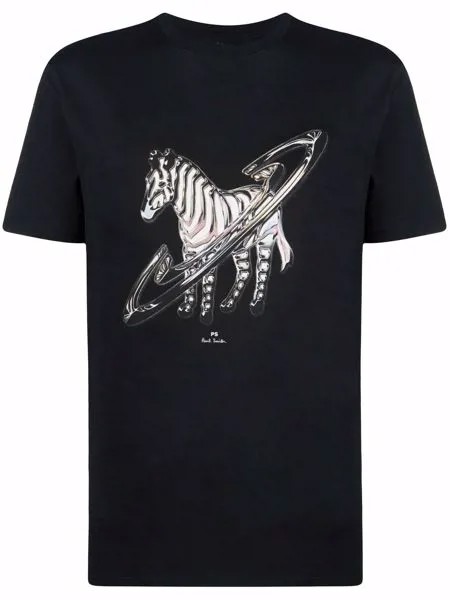 PS Paul Smith футболка с принтом Space Zebra