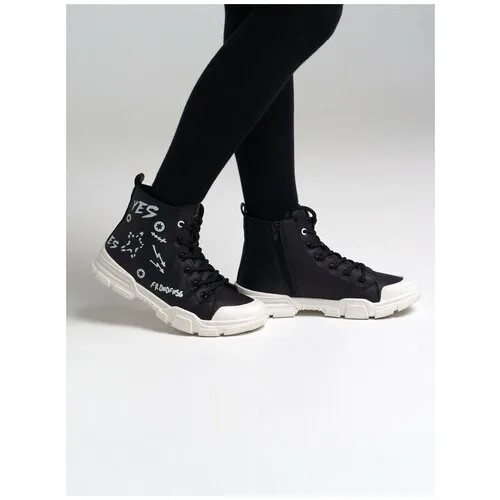 Ботинки playToday, размер 37, черный