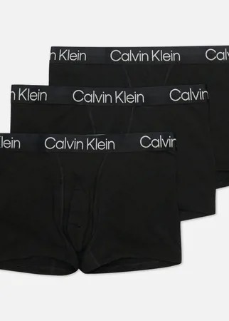 Комплект мужских трусов Calvin Klein Underwear 3-Pack Trunk, цвет чёрный, размер M