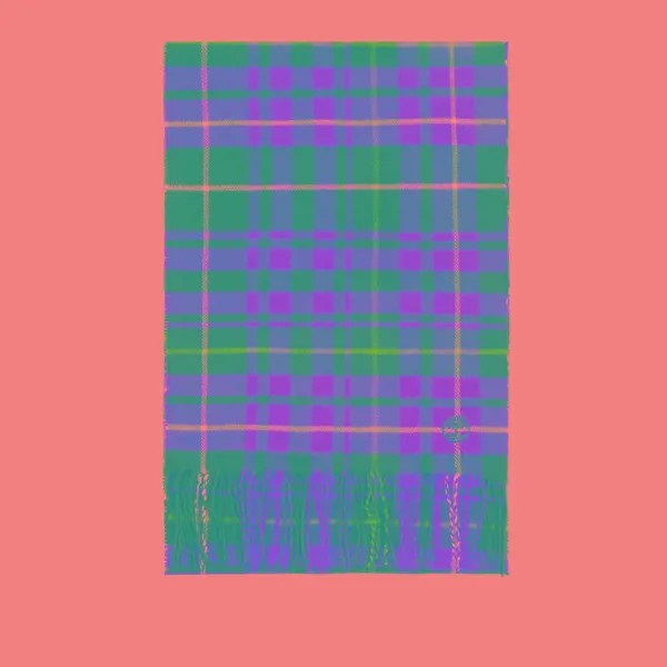 Шарф мужской Timberland Plaid Smart Casual, оранжевый