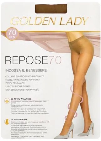 Колготки Golden Lady Repose 70 den, размер 5-XL, daino (бежевый)