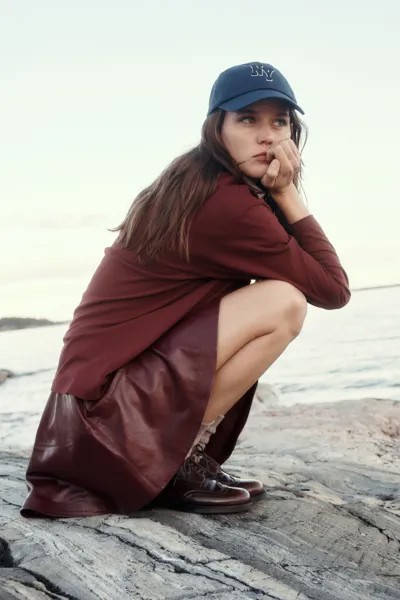 Рубашка поло свободного кроя H&M, красный
