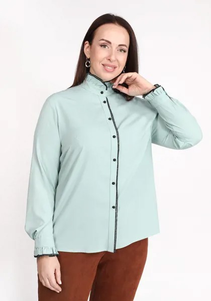 Блуза с двойной рюшей