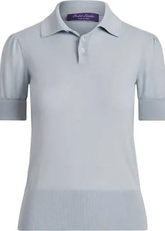 Ralph Lauren Collection рубашка поло с отделкой в рубчик