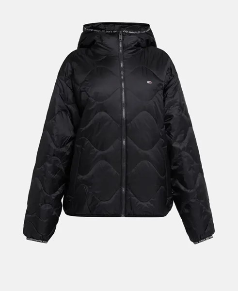 Стеганая куртка Tommy Jeans, черный