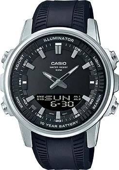 Японские наручные  мужские часы Casio AMW-880-1A. Коллекция Ana-Digi