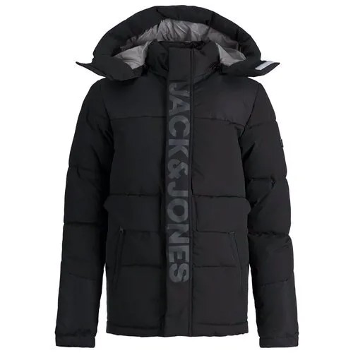 Jack & Jones, куртка для мальчика, Цвет: черный, размер: 128