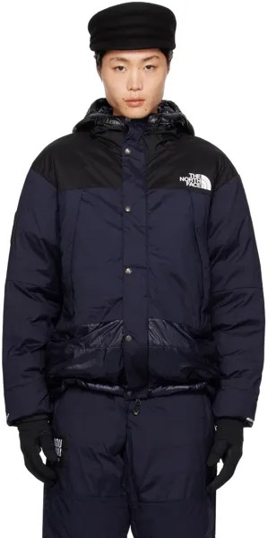 Темно-синий и черный пуховик The North Face Edition Mountain Undercover