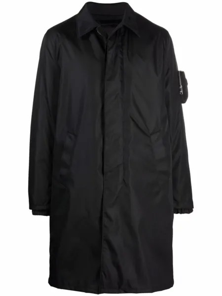 Prada плащ Re-Nylon, черный