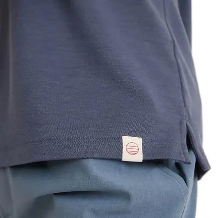 Рубашка воздушного поло мужская Marine Layer, цвет Vintage Indigo