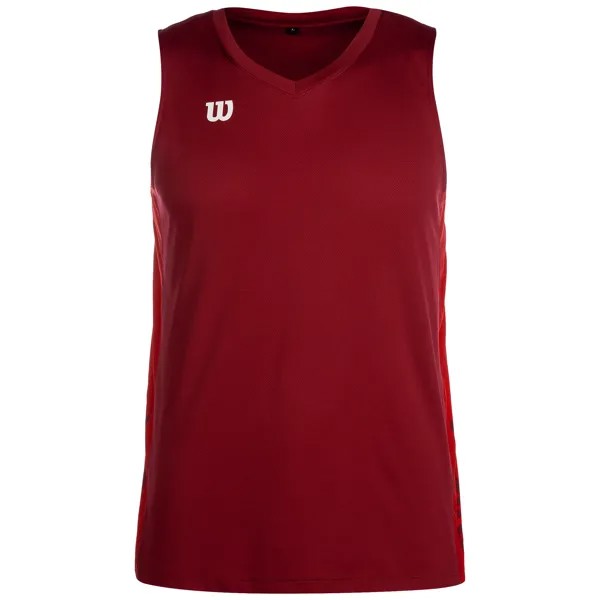 Рубашка Wilson Basketballtrikot Fundamentals, темно-красный