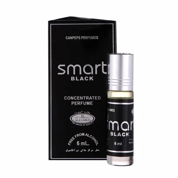 Духи масляные мужские smart black, 6 мл