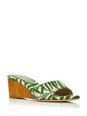 KATE SPADE NEW YORK Женские бежевые босоножки на каблуке из искусственного бамбука Meena Slip On 6,5 B