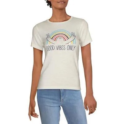 Женская футболка с рисунком Good Vibes Only J. Crew, топ для юниоров, BHFO 6282
