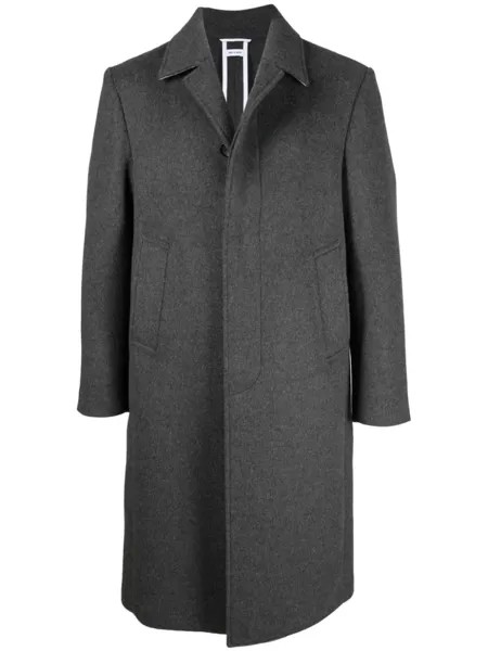Thom Browne однобортное пальто, серый