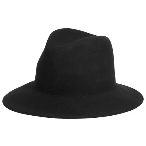 Шляпа федора BETMAR арт. B1994H AGUSTA (черный), Размер:59