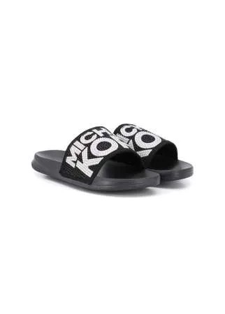 Michael Kors Kids слиперы с декорированным логотипом