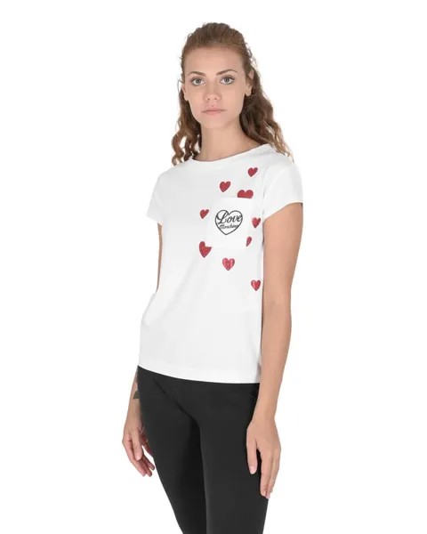 Женская футболка Love Moschino, белый