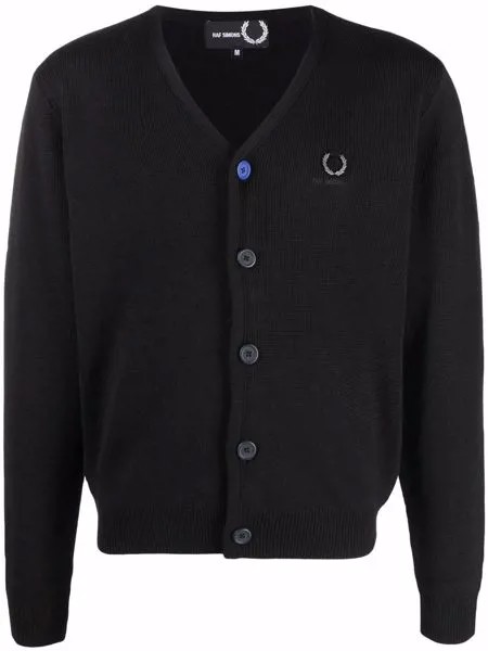 Raf Simons X Fred Perry кардиган с вышитым логотипом