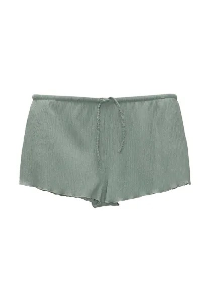 Шорты FLOWING PULL&BEAR, зеленый