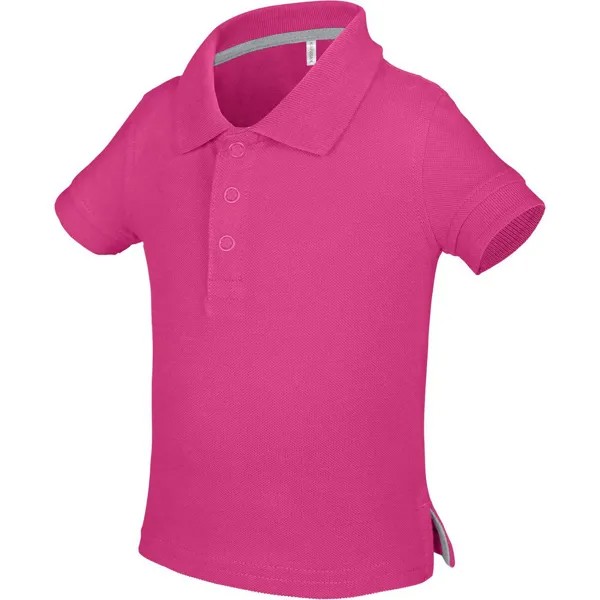 Поло Kariban Short Sleeve Baby, розовый