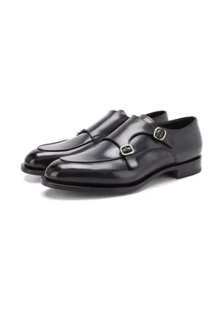 Кожаные монки Santoni