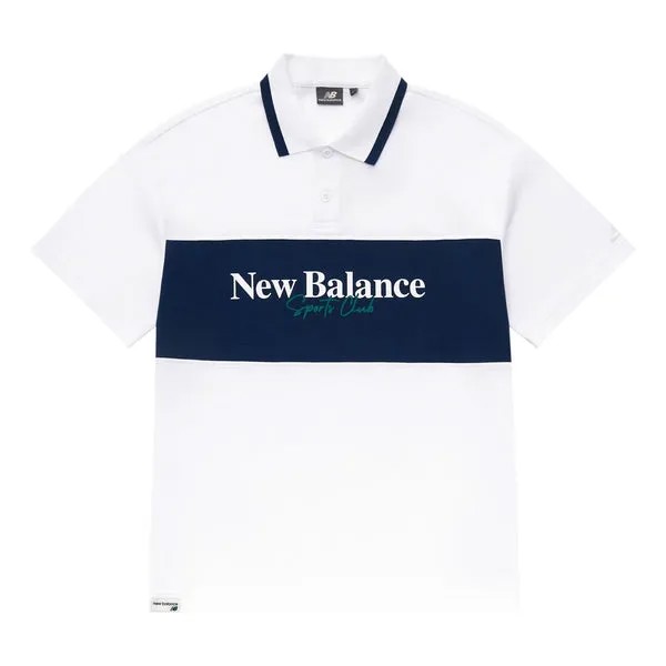 Футболка поло футболка New Balance, белый