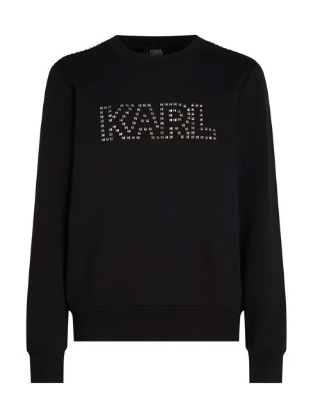 Толстовка Karl Lagerfeld Studded Karl, черный