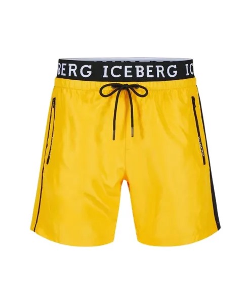 Плавки Боксеры с логотипом Iceberg, желтый