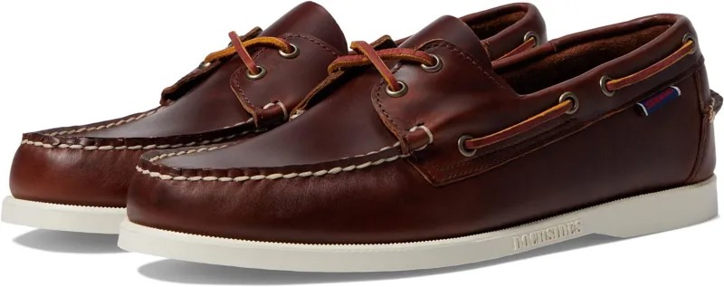 Топсайдеры Docksides Portland Waxed Sebago, коричневый