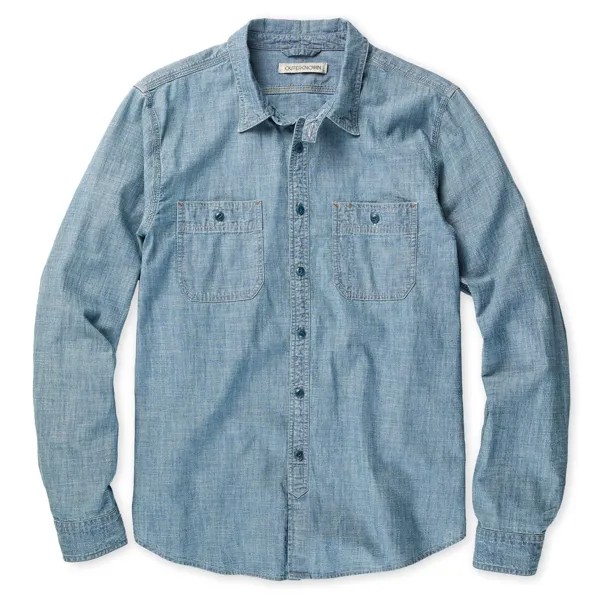 Рубашка Outerknown Chambray Utility, цвет Chambray
